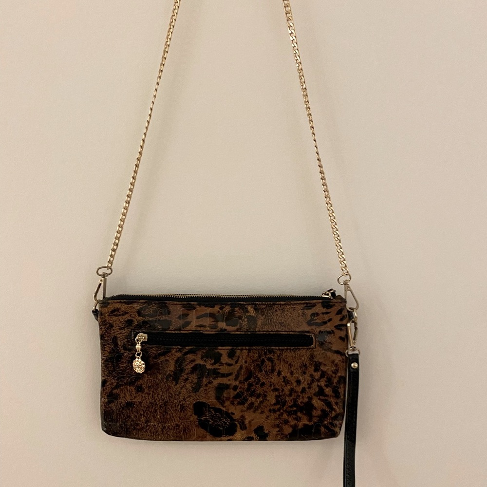 Vivian Leopard Print Crossbody Purse